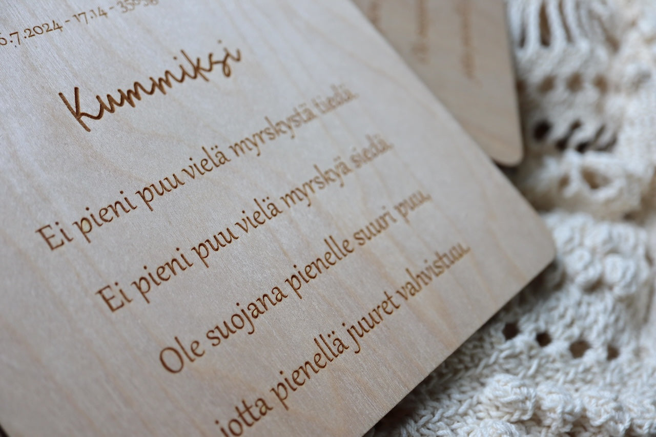 Kummitodistus – Kaunis Muisto Kummille
