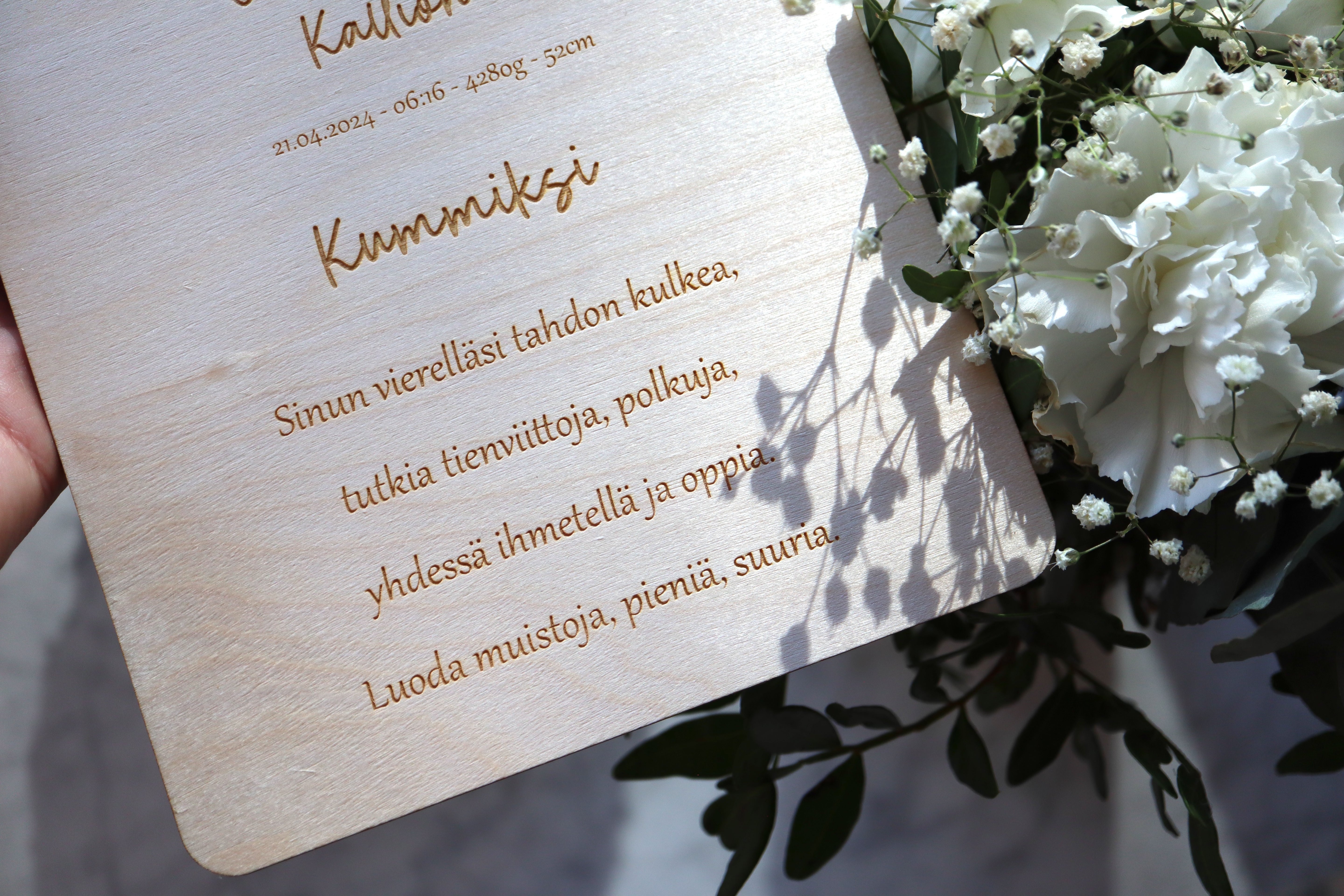 Kummitodistus – Kaunis Muisto Kummille