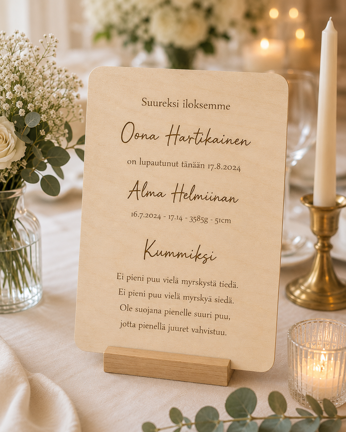 Kummitodistus – Kaunis Muisto Kummille