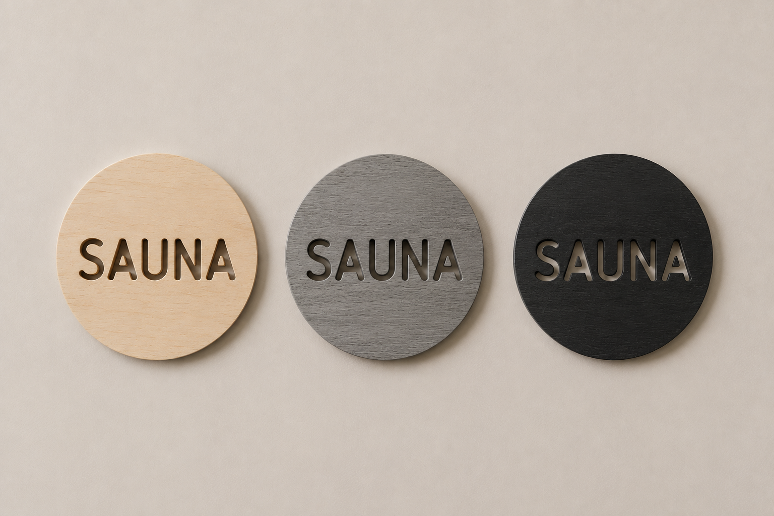 SAUNA - sign